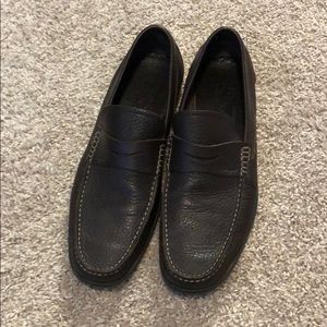 Dark Brown men’s Ferragamo Loafers size 10.5D